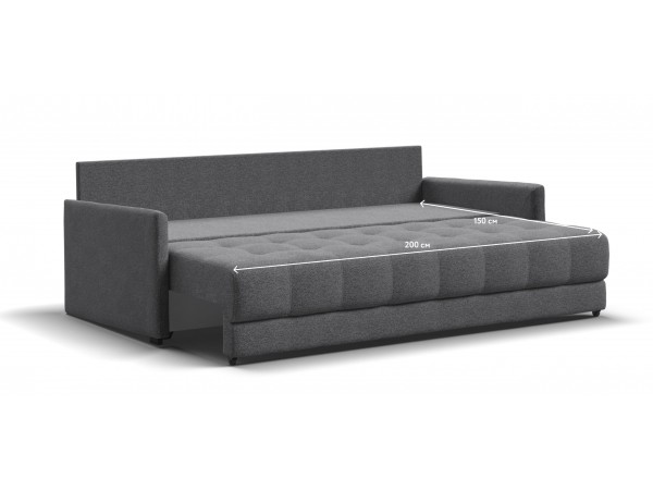 BOSS 2.0 LOFT диван рогожка Malmo серый