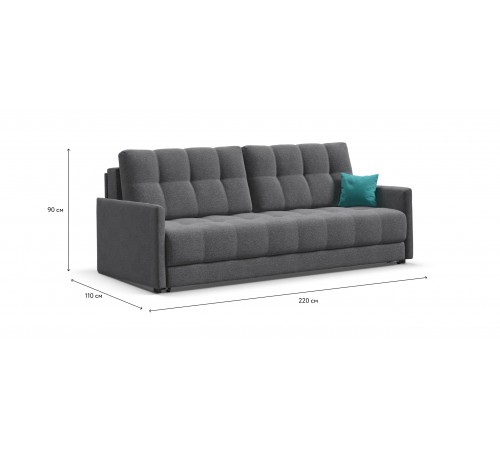 BOSS 2.0 LOFT диван рогожка Malmo серый BOSS 2.0 LOFT диван рогожка Malmo серый