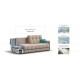 BOSS 2.0 LOFT диван велюр Alkantara пепел