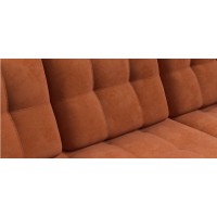 Угловой диван BOSS 3.0 MAX Sвелюр Alkantara оранж