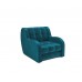 Кресло-кровать Аккордеон Барон (Бархат сине-зеленый STAR VELVET 43 BLACK GREEN)