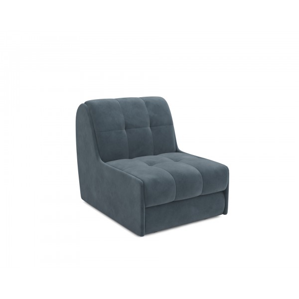 Кресло-кровать Барон №2 (Велюр серо-синий HB-178 26)