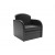 Кресло-кровать Малютка Экокожа черная