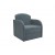 Кресло-кровать Малютка Велюр серо-синий HB-178 26