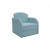 Кресло-кровать Малютка Голубой - luna 089
