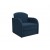 Кресло-кровать Малютка Темно-синий Luna 034