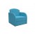 Кресло-кровать Малютка Рогожка синяя