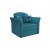 Кресло-кровать Малютка №2 Бархат сине-зеленый STAR VELVET 43 BLACK GREEN