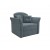 Кресло-кровать Малютка №2 Велюр серо-синий HB-178 26