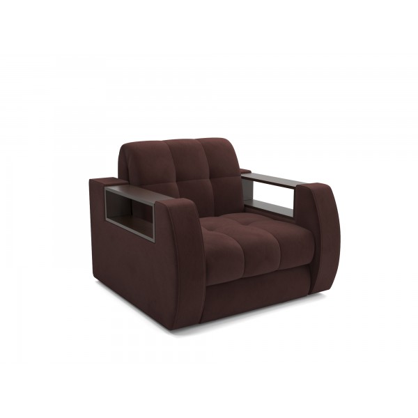 Кресло-кровать Барон №3 (Велюр шоколад HB-178 16)