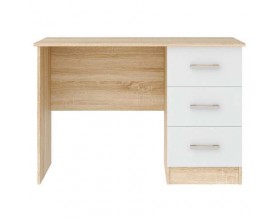 Письменно-компьютерный стол ПКС-3  Сонома-Белый глянец