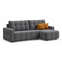 Угловой диван DANDY 2.0 рогожка Malmo серый
