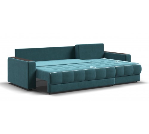 Угловой диван BOSS 3.0 Classic XL велюр Monolit зеленый
