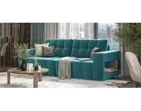 Босс ХО диван Велюр Монолит зелёный