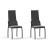 Асти стул 2 шт MONOLIT Серый К, Черный