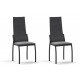 Асти стул 2 шт MONOLIT Серый К, Черный