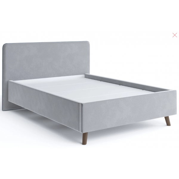 Ванесса кровать 1,4 светло-серый