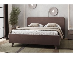 Ванесса кровать 1,6 коричневый
