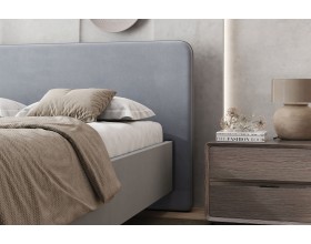Ванесса кровать 1,6 светло-серый