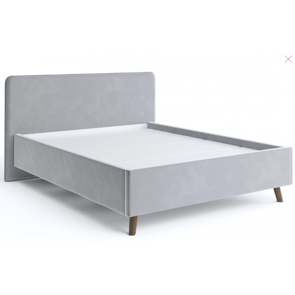 Ванесса кровать 1,8 светло-серый