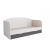 Кровать с ящиками МС Лавис ДКД 2000.1 Белый софт/Графит софт