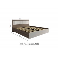 Кровать «Роза» 1600