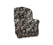 Анна-1 кресло (рогожка кубики коричневые)