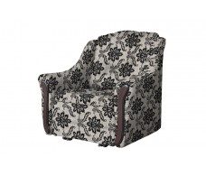 Кресло-кровать Виктория (рогожка вензель коричневый)