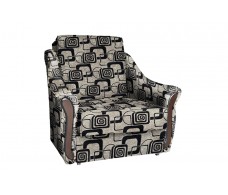 Кресло-кровать Виктория (рогожка кубики коричневые)