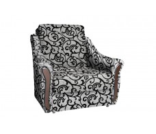 Кресло-кровать Виктория (рогожка завиток черный)