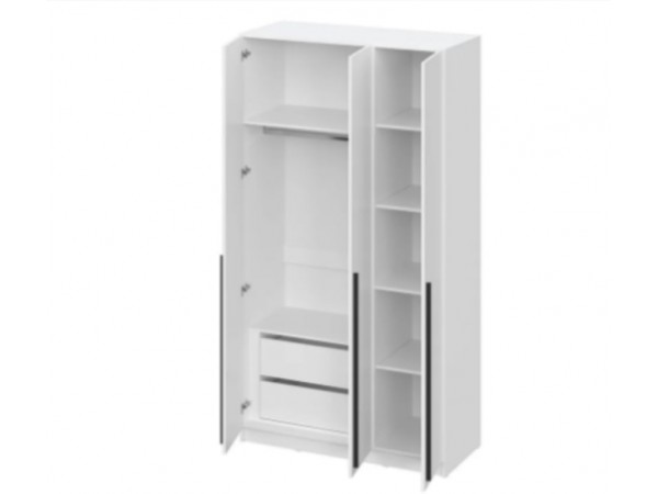 Шкаф Берген ШК-1200 белое дерево