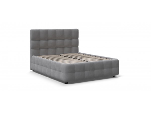 Кровать БОСС + ПМ ПРО велюр Monolit сталь 