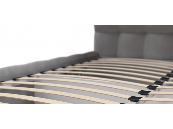 Кровать БОСС + ПМ ПРО велюр Monolit сталь 