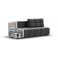 DANDY Mini SE диван велюр Monolit серый