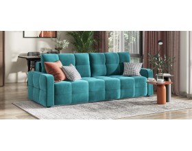 Денди диван Велюр Монолит зелёный