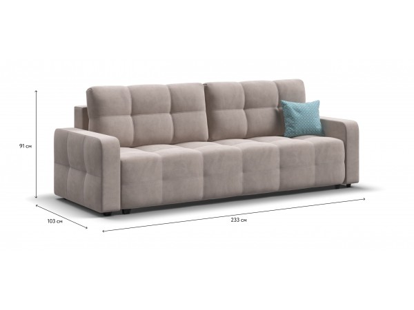 Диван Денди велюр Monolit латте Диван Денди велюр Monolit латте