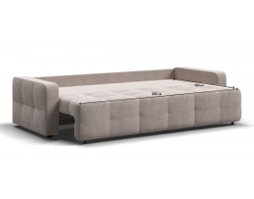 Денди диван Велюр Монолит латте