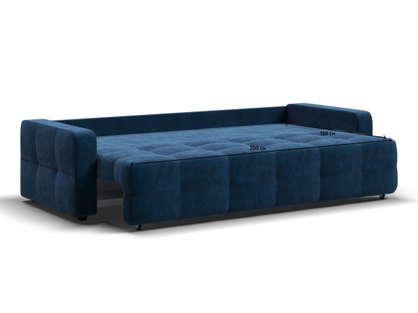 Диван Денди велюр Monolit синий
