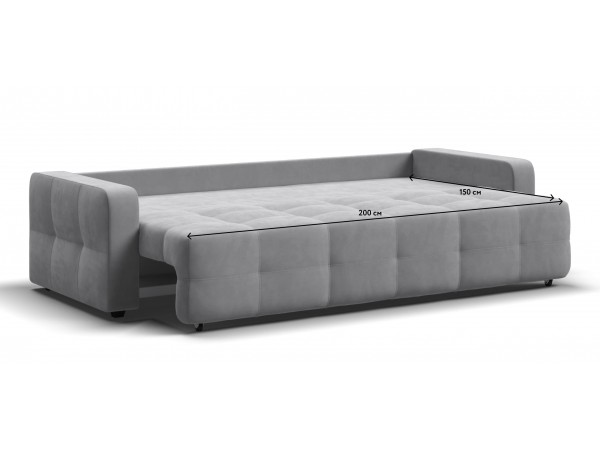 Диван Денди велюр Monolit сталь Диван Денди велюр Monolit сталь