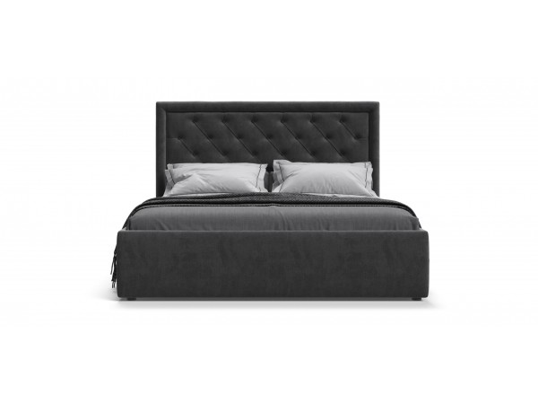 Кровать Босс Классик Про+ПМ велюр Monolit серая Кровать Босс Классик Про+ПМ велюр Monolit серая