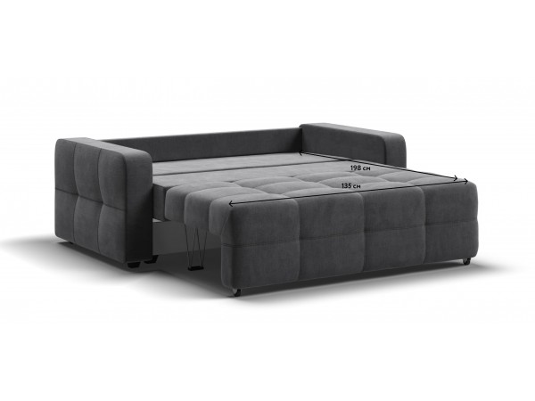 Диван Dandy Compact велюр Monolit серый