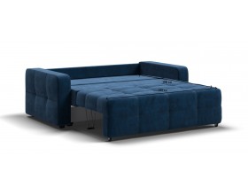 Денди двухместный диван Велюр Монолит синий