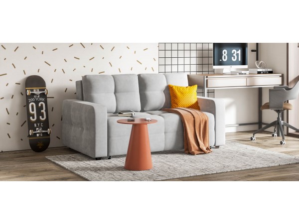 Диван Dandy Compact велюр Monolit сталь Диван Dandy Compact велюр Monolit сталь