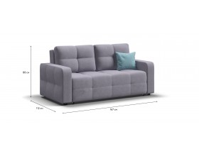 Диван Dandy Compact  Malmo платина
