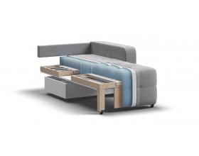 Денди кресло-кровать Велюр Монолит сталь