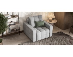 Денди кресло-кровать Велюр Монолит сталь