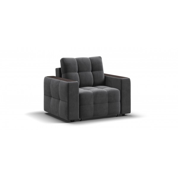  Кресло-кровать Dandy 2.0 велюр Monolit серый