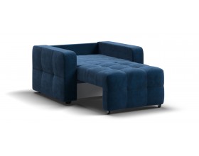 Денди кресло-кровать Велюр Монолит синий