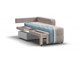 Денди кресло-кровать Велюр Монолит латте