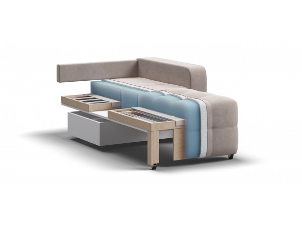 Кресло-кровать Dandy велюр Monolit латте Кресло-кровать Dandy велюр Monolit латте